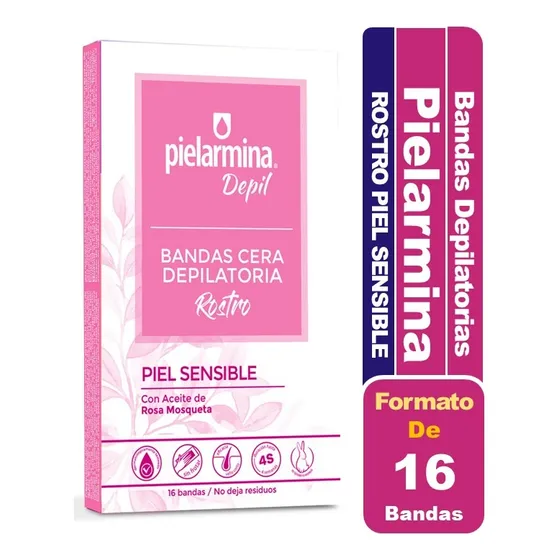 Pielarmina Depil Bandas Cera Depilatoria Rostro 16 Un