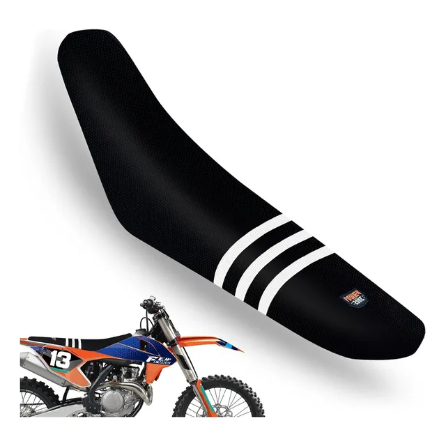Forro Para Asientos Motos De Enduro-cross Universal Negro 