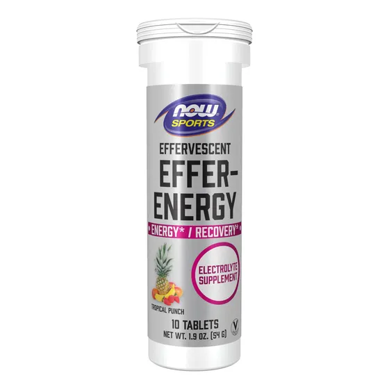Suplemento Electrolítico Now Foods Effer-energy 10 Comprimid