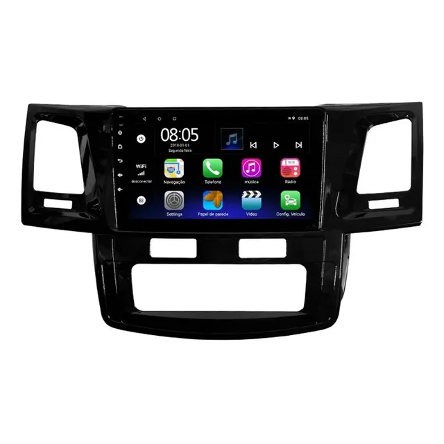 Multimidia Hetzer Android 10 Toyota Sw4 Srv 14 15 Tv Full Hd