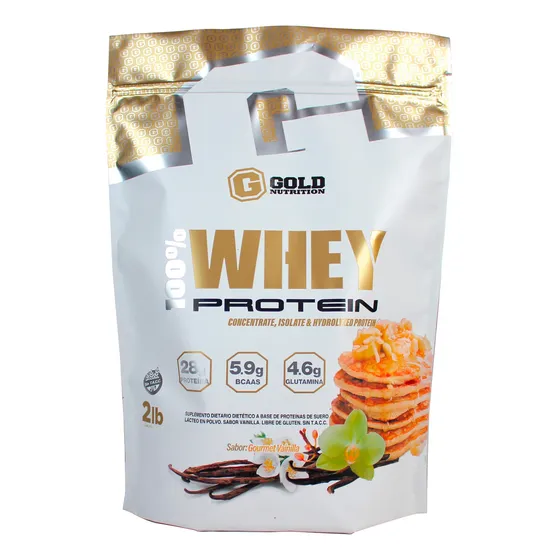 Whey Protein 2 Lbs Gold Nutrition Formula Usa 100% Proteína