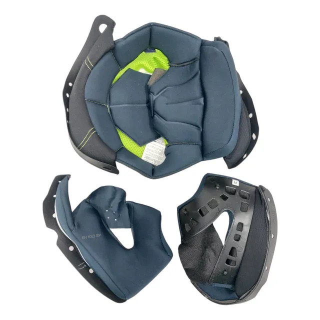 Tapizado Completo Para Casco Shaft 582 Sp, Original