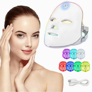 Máscara De Terapia Facial Profesional Con 7 Colors Led Luz Máscara De Terapia Facial Profesional Con 7 Colors Led Luz
