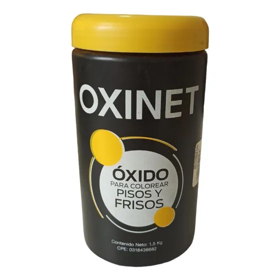 Oxido Para Colorear Pisos Y Frisos Color Amarillo 1.5 Kg
