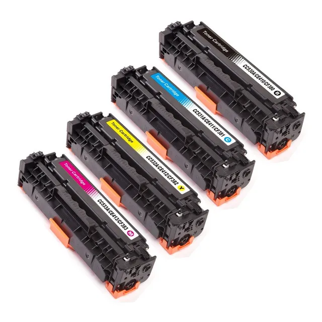 5 Tóner Compatible Con 312a Cf380a Cf381a Cf382a Cf383a