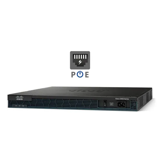 Router Cisco 2901 K9 Poe 2 Puertos Wan 10/100/1000 Ethernet