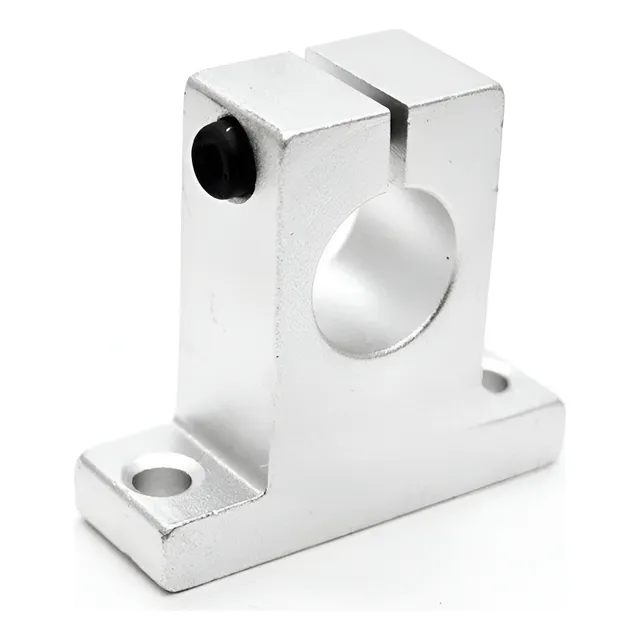Suporte Sk Alumínio Eixo Linear Retificado E Inox 2un 16mm