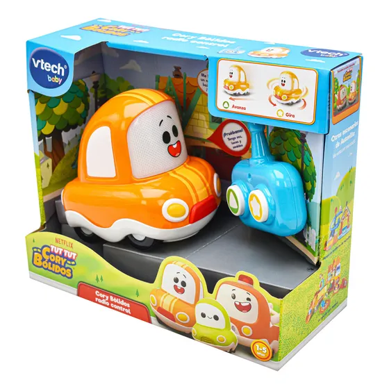 Tut Tut Cory Bolidos Radio Control Luz Y Sonidos Vtech Color Naranja
