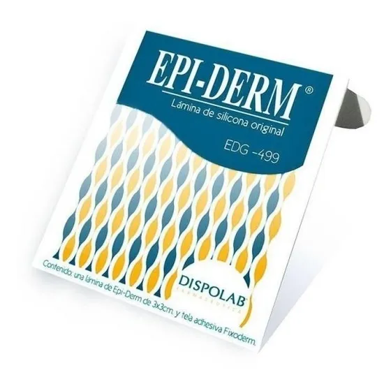 Epiderm Edg 499 Parche Silicona Previene Cicatrices 3x3cm