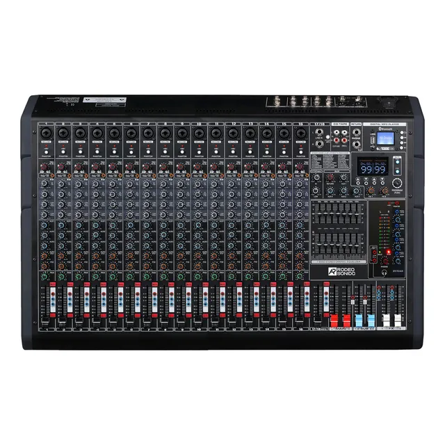 Mezcladora Rs Tf18 Dj Sonido Consolas 18 Canales 99 Dsp Mixe