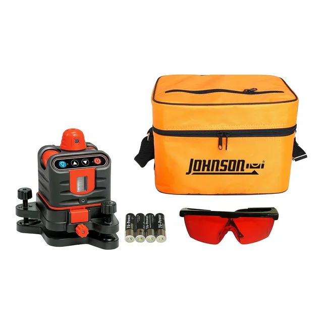 Johnson Level Tool Laser Giratorio Nivelacion Rojo