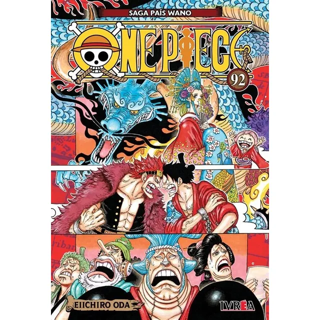 One Piece 92 - Eiichiro Oda, De Oda, Eiichiro. Saga País Wano, Vol. 92. Editorial Ivrea, Tapa Blanda En Español, 2025