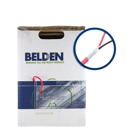 Cable Incendio Belden 5220fl 002a1000 2c/16w Fplr 305m Rojo