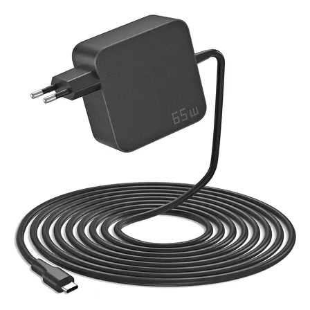 Cargador Notebook Compatible Con Lenovo Dell Hp 65w Tipo-c C