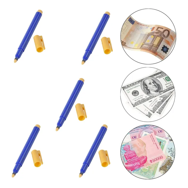 Pluma Detectora De Billetes Falsos X5 Boligafo Lapiz Ar228