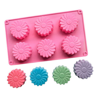 Molde Silicon 6 Margaritas - Gelatinas Velas Jabón Artesanal Molde Silicon 6 Margaritas - Gelatinas Velas Jabón Artesanal