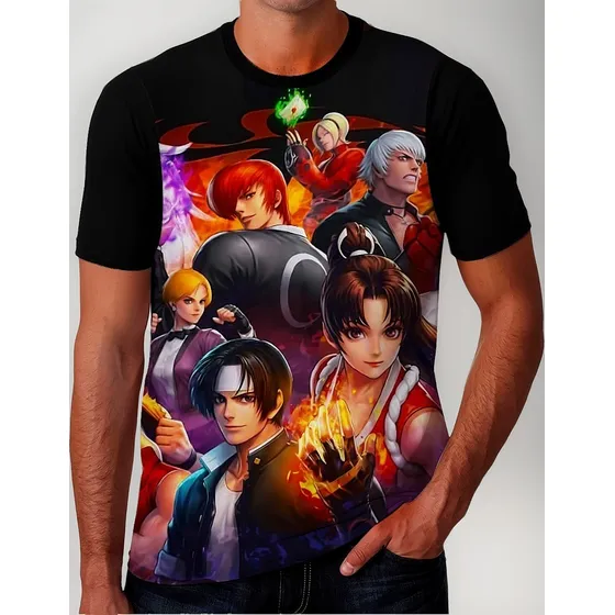 Camisa Camiseta The King Of Fighters Jogo Game Luta Xbox 04