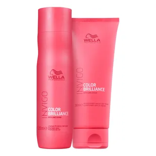 Kit Shampoo 250ml E Condicionador 200ml Brilliance - Wella Kit Shampoo 250ml E Condicionador 200ml Brilliance - Wella