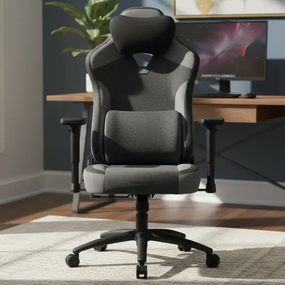 Cadeira Gamer Ergonômica ThunderX3 Eaze Loft Giratória Preta