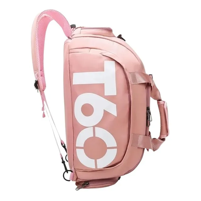 Bolsa Mala Mochila De Academia T80 Bagagem Viagem Azul