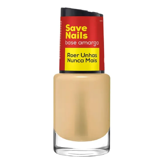 Esmalte Para Não Roer Unhas - Cora 9ml Save Nails Roer Unhas Nunca Mais 