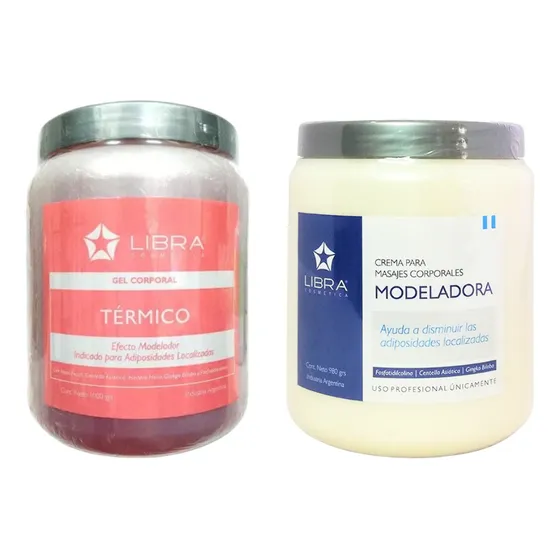 Kit Libra - Gel Termico 1kg + Crema Modeladora 980g