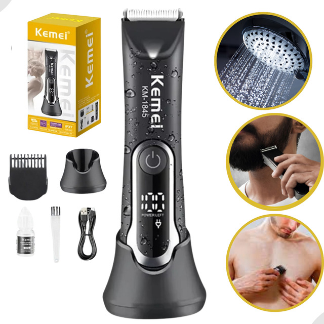Aparador Pelos Corpo Unissex Barbeador Prova D'agua Sem Fio Aparador Pelos Corpo Unissex Barbeador Prova D'agua Sem Fio