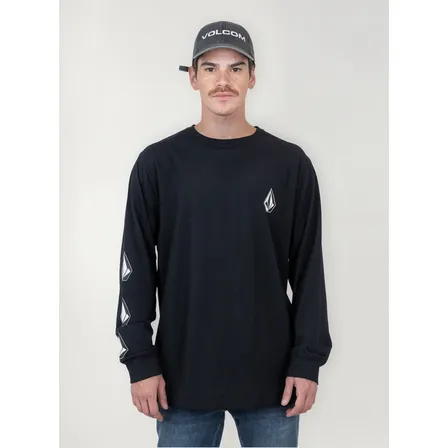 Polera Ml Outstorm Negro Hombre Volcom
