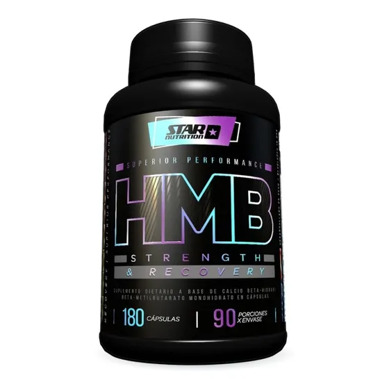 Hmb Star Nutrition 180 Cápsulas Sin sabor