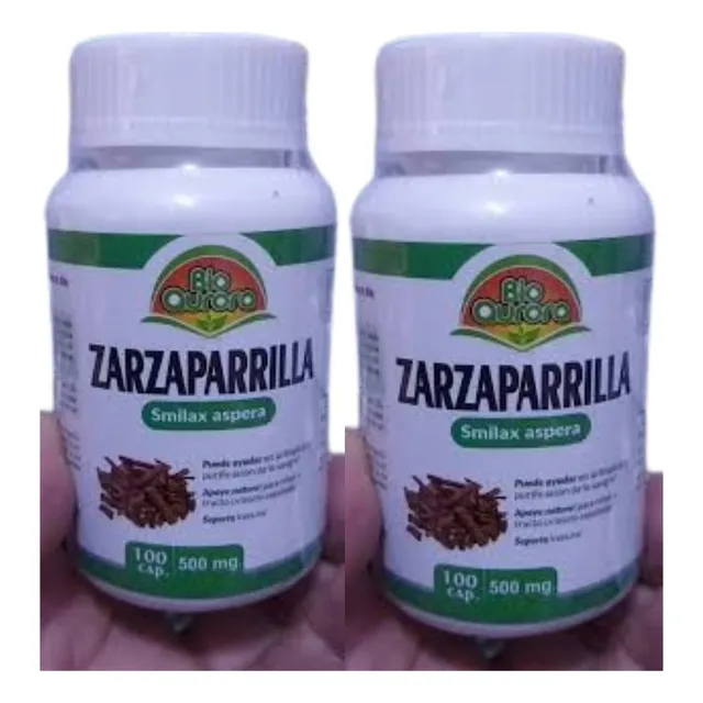 Zarzaparrilla 100 Cápsulas X 500 Mg Con Registro Sanitario