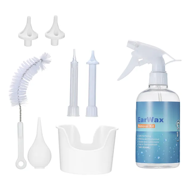 Kit De Eliminación De Cera Para Los Oídos Con Jeringa, Bombi