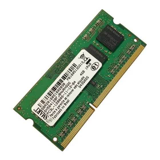 Memória RAM PC3L verde 4GB 1 Smart SH564128FJ8NWRNSQR