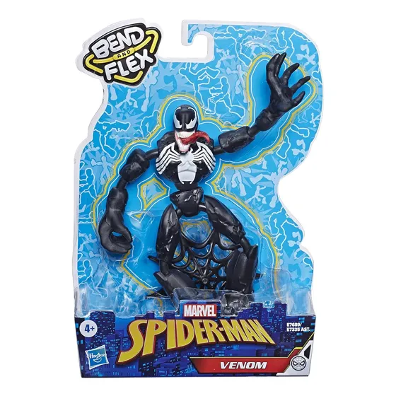 Figura De Acción Spider-man Bend And Flex - Venom