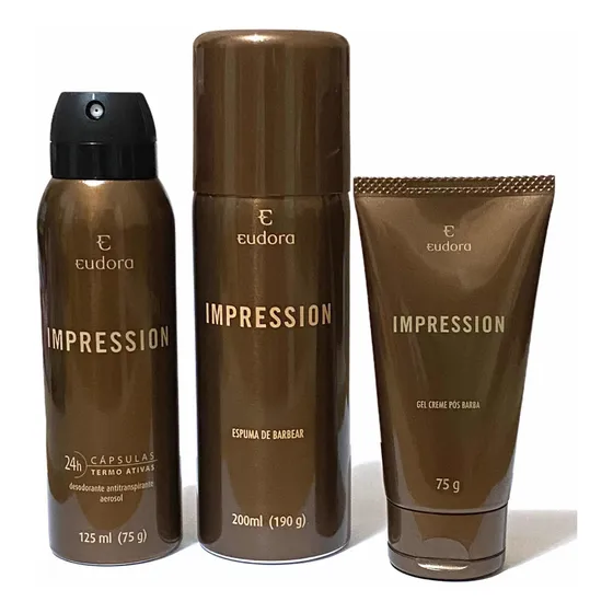 Impression Masculino Eudora - 3 Produtos Para Presentear