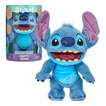Peluche Electronico Stitch - Lilo Y Stitch Azul Acero