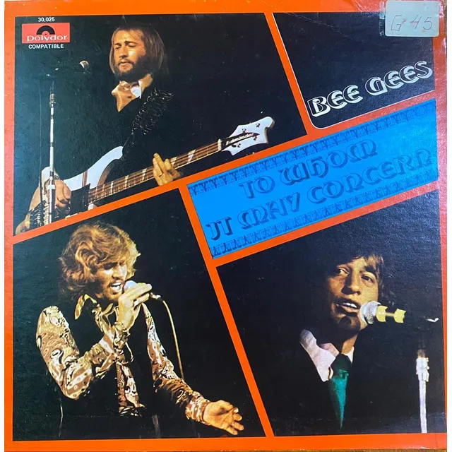 Disco Lp - Bee Gees / To Whom It May Concern