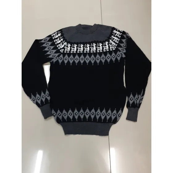Chompa De Alpaca Para Hombre Modelo Ojitos 