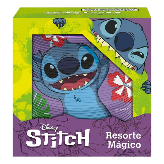 Resorte Mágico Stitch Color Morado