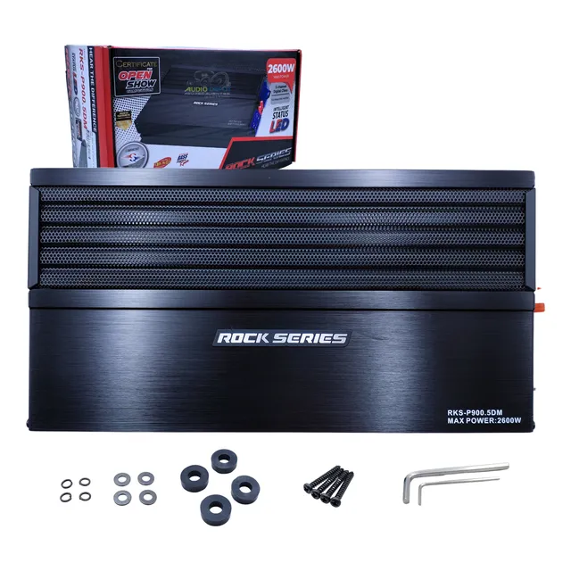 Amplificador Mini 5 Canales 2600w Max Rock Series Rksp900.5d