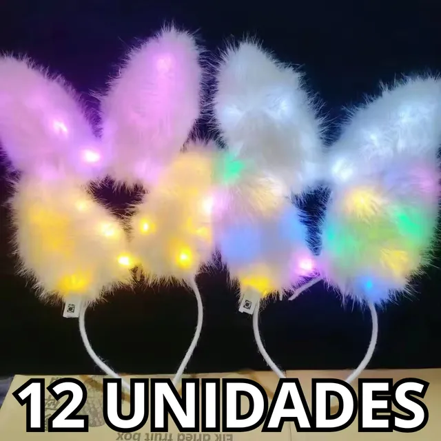 Cintillo Led Fox Hora Loca Fiestas Cotillon 12 Unidades