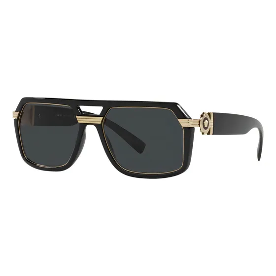 Gafas De Sol Versace Ve4399 Hombre Originales Color Negro