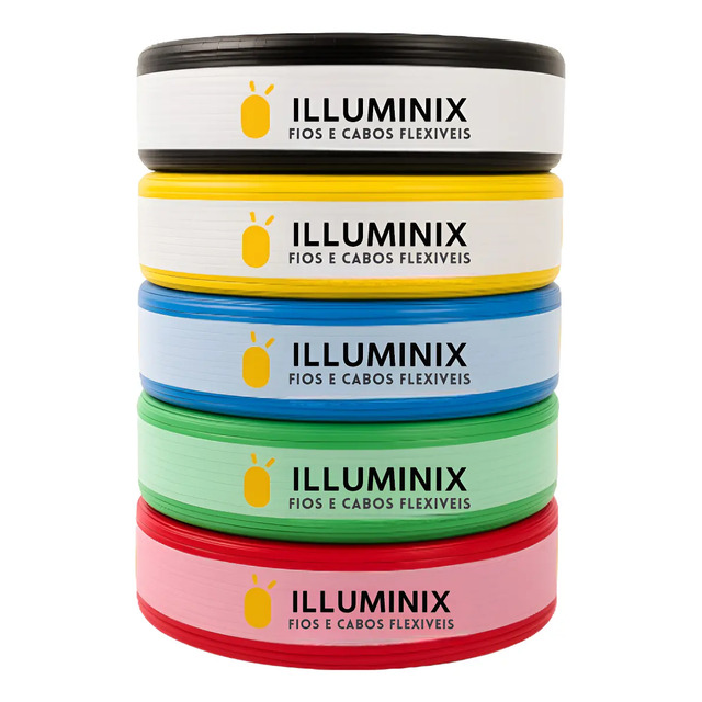 Cabo Flexivel 2,5mm Rolo Com 100 Metros 750v Fio Unipolar Cabo Flexivel 2,5mm Rolo Com 100 Metros 750v Fio Unipolar