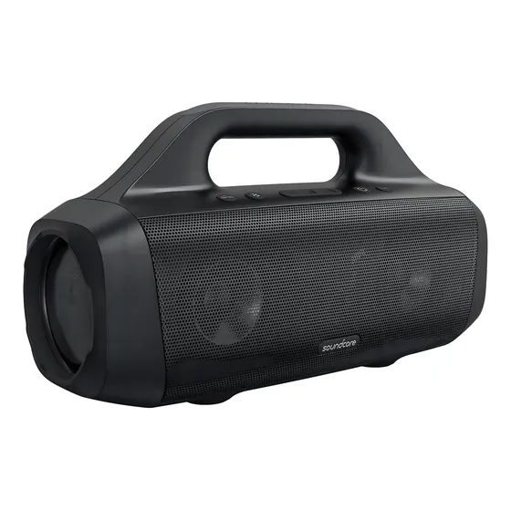 Bocinas Soundcore A3118011 Motion Boom Altavoz Con Controladores De Titanio Portátil Bluetooth Ipx7 Impermeable Negro