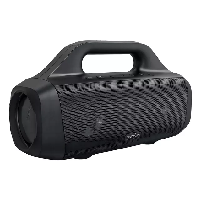 Bocinas Soundcore A3118011 Motion Boom altavoz con controladores de titanio portátil bluetooth IPX7 impermeable Negro