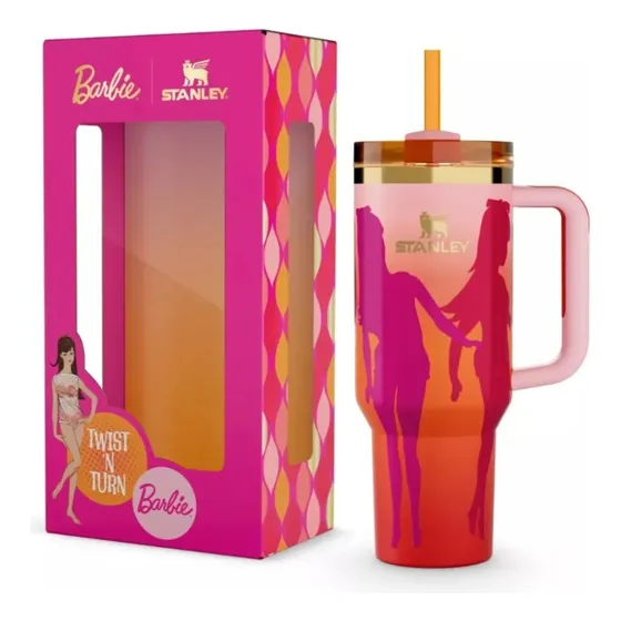 Termo Stanley Barbie 1.18 L Rosa Chicle H2.o Tumbler