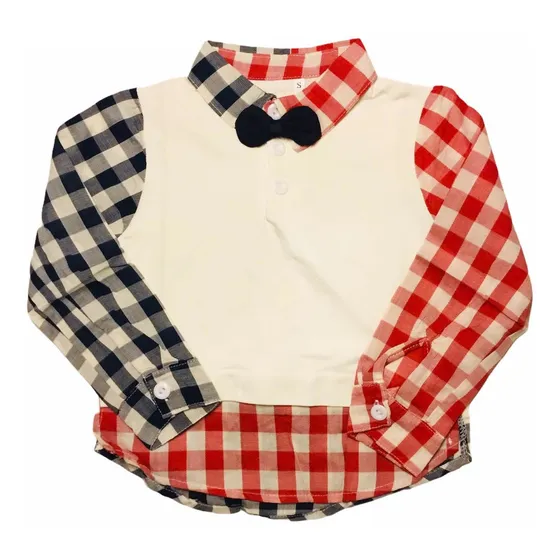 Blusa Para Niña 100% Algodón Con Cuello Y Humita.