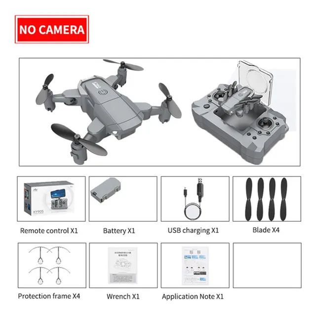 Mini Ky905 Zumbido 4k Hd Cámara, Gps Wifi Fpv Visión