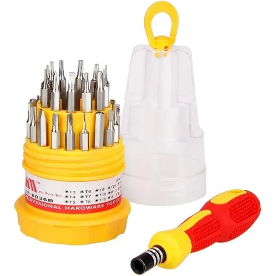 Kit De Destornilladores Presicion 31 Piezas Alta Calidad