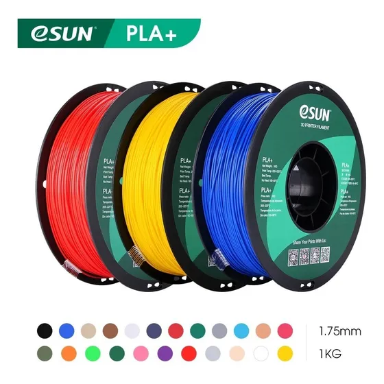 Esun Pla+ Filamento Blanco Frío En 3d 1kg