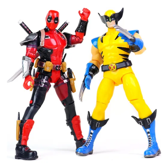 18cm Wolverine Deadpool Figura Juguete Niños Regalo Series